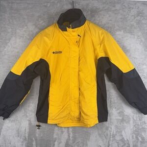 Columbia Bugaboo Women's Yellow And Black‎ Jacket Size Small Windbreaker